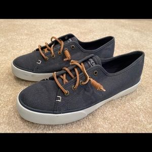 Navy Blue Sperry Crest
